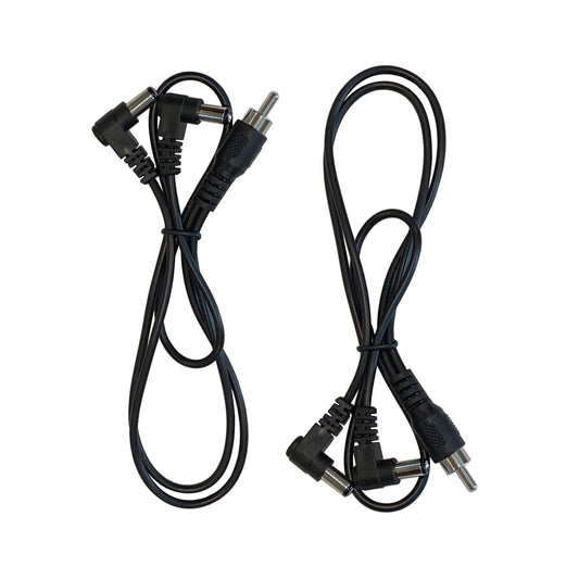 (2) Pack of 2 Way Split Effects Pedal DC Power Cables for CIOKS Power Supplies