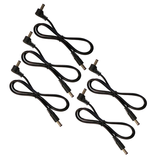 (5) Pack Effects Pedal Cables for T-Rex Fuel Tank Jr. Chameleon & Juicy Lucy