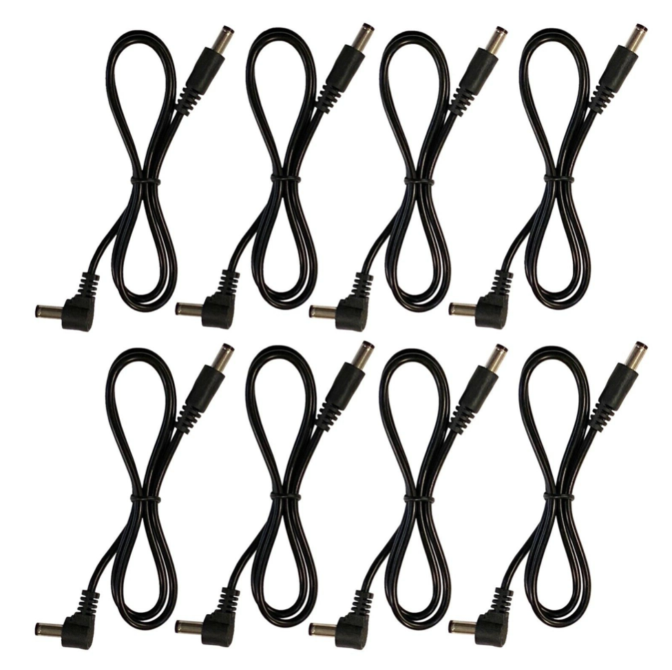 (8) Pack of Effects Pedal Power Cables for TrueTone One 1 Spot Power Supply